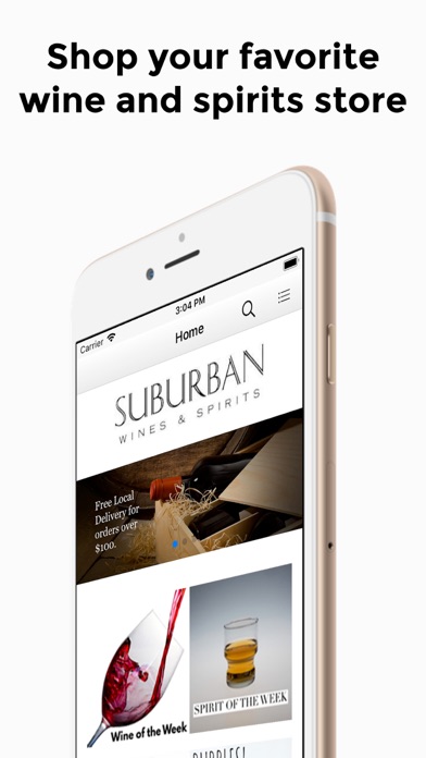 Suburban Wines & Spirits Screenshot