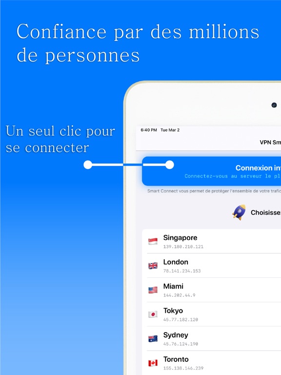 Screenshot #4 pour VPNSmart. Full online protect