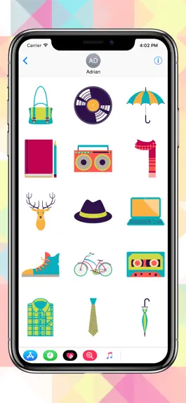 Game screenshot Hipster Stylish  Stickers hack