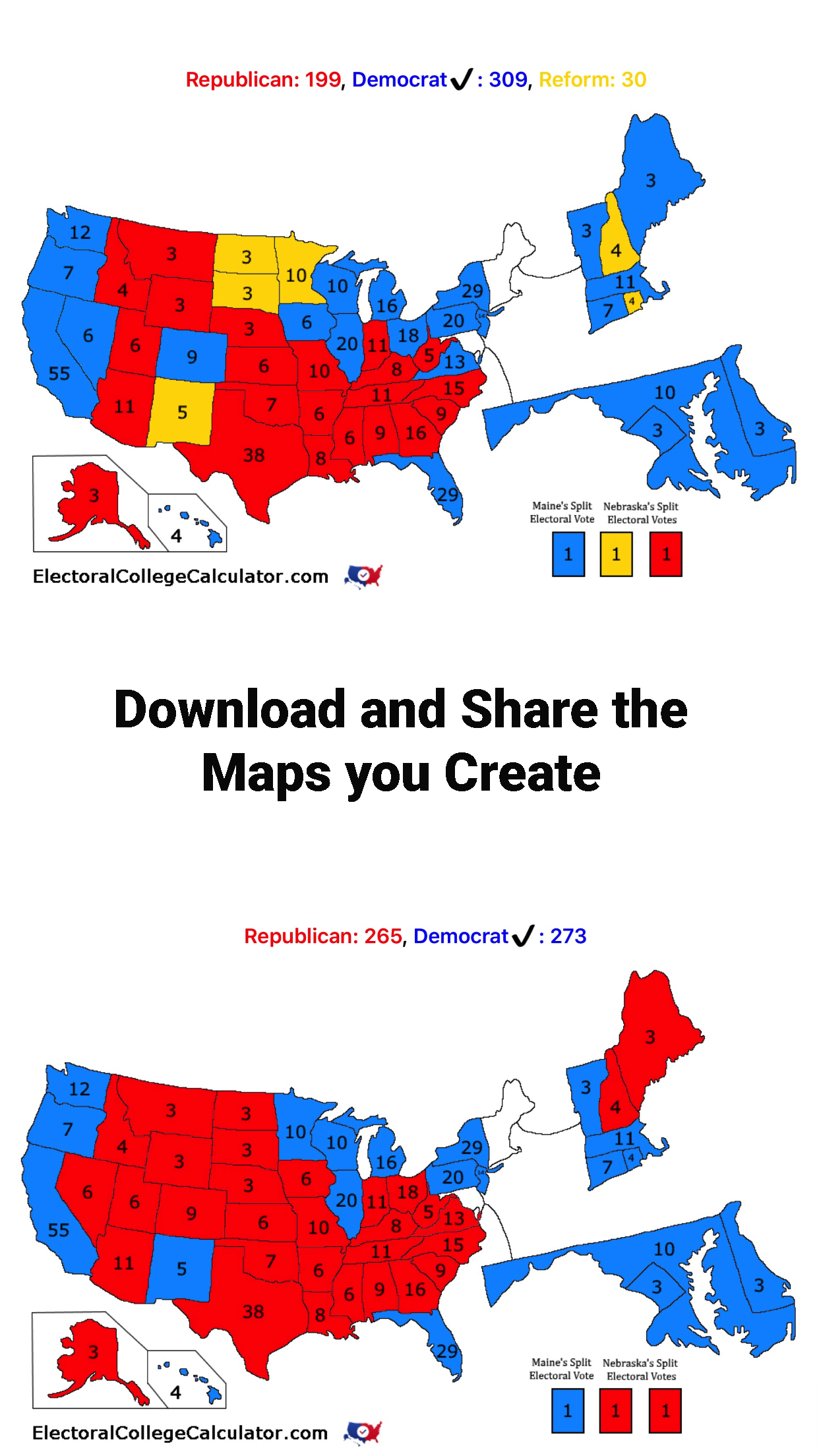Electoral College Calculator