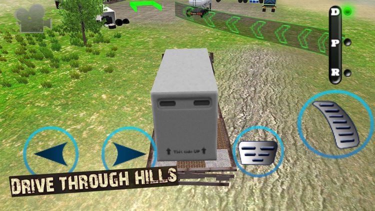 US Heavy Truck Cargo Driving