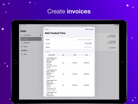 Orbit: Time-based Invoicingのおすすめ画像4
