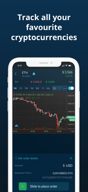 ‎HODL Real-Time Crypto Tracker Screenshot