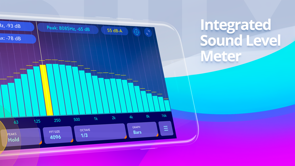 #5. Audio spectrum analyzer EQ Rta (iOS) 由: Marina Polyanskaya