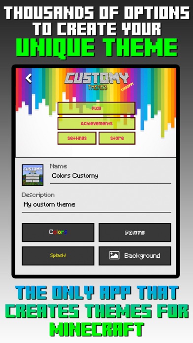 Screenshot #2 pour Customy Themes for Minecraft