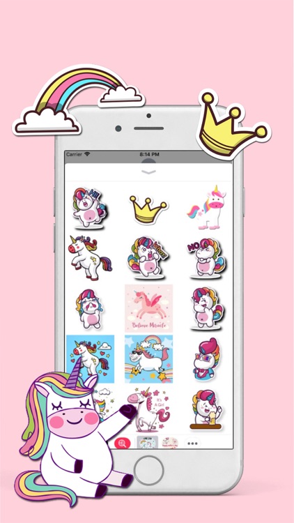 Unicorn World Stickers
