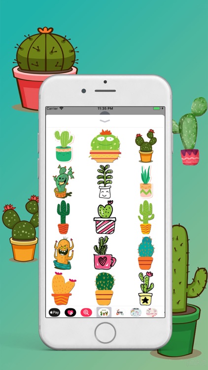 Lovely Cactus Pack Stickers
