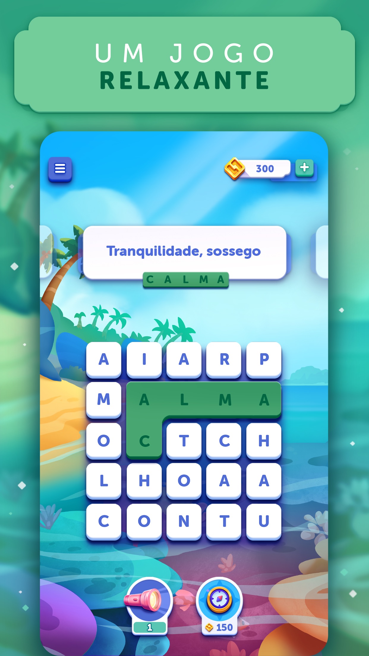 Screenshot do app Word Lanes: Trivia Relaxante