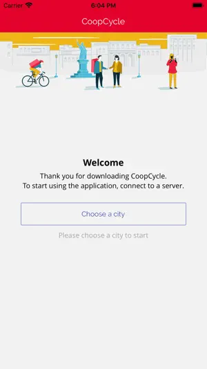 CoopCycle screenshot 1