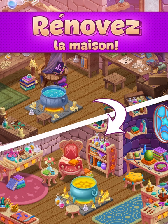 Screenshot #4 pour Charms of the Witch: Match 3
