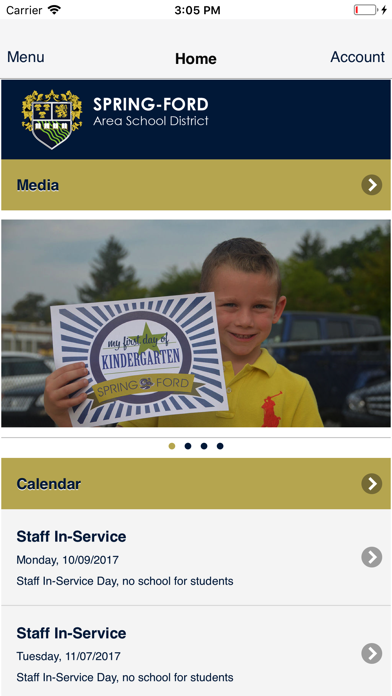 Spring-Ford School District Screenshot