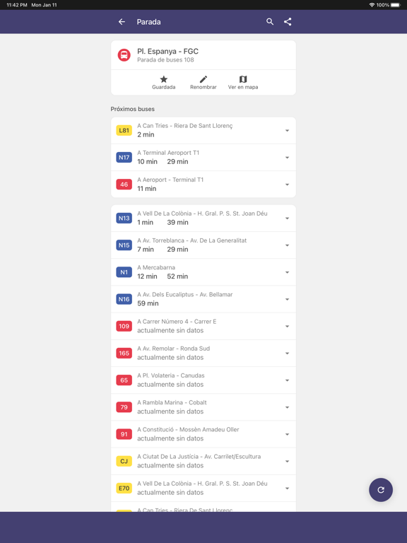 Screenshot #4 pour Barcelona Bus Metro - Llegadas