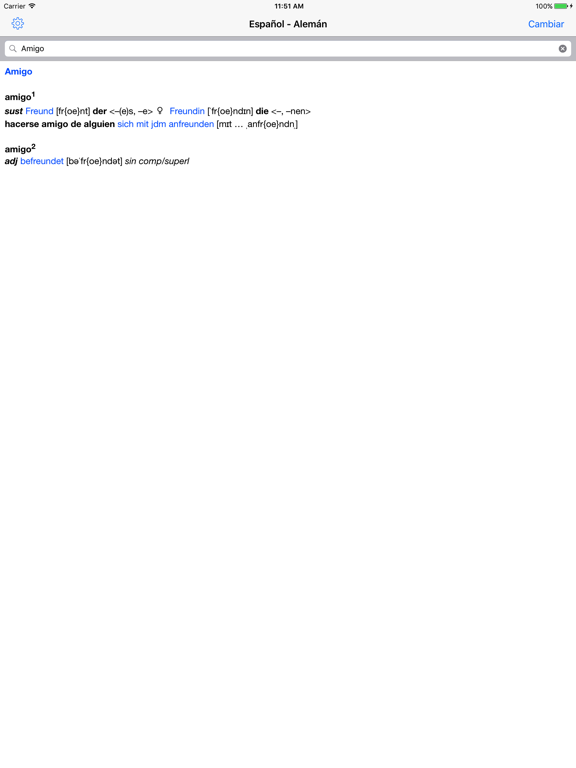 Screenshot #4 pour Diccionario de Alemán
