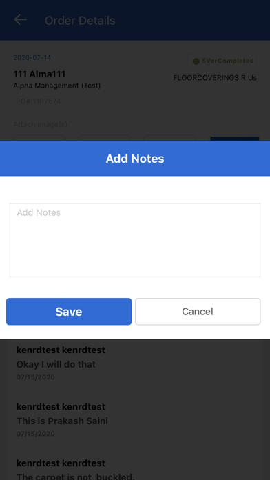 FacilGo® for Suppliers Screenshot