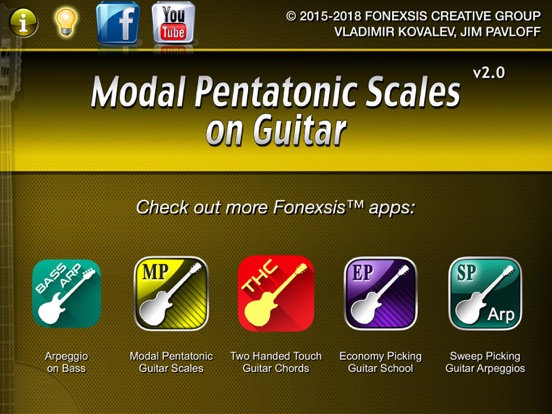 Guitar Modal Pentatonic Scales iPad app afbeelding 8