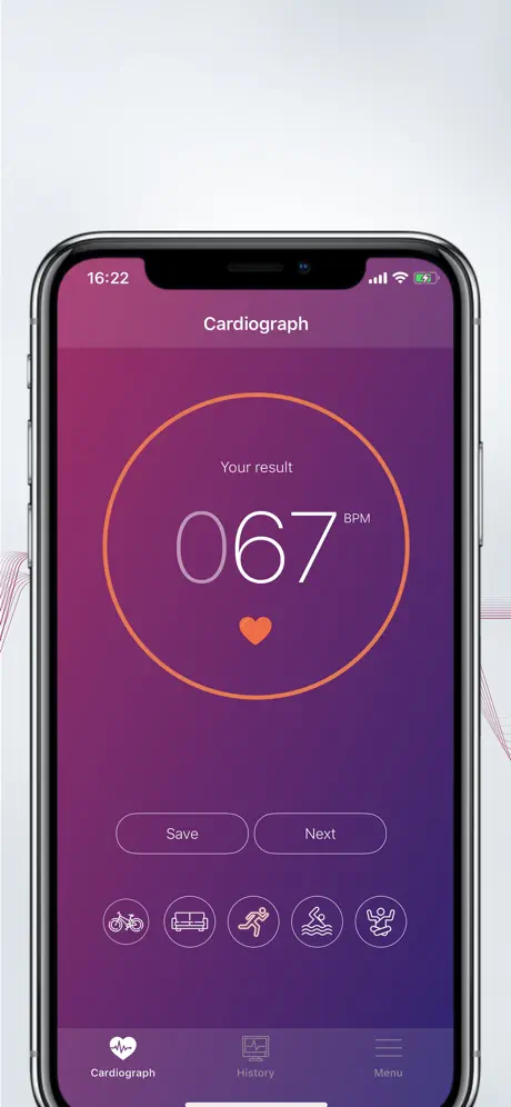Cardiograph Heart Rate Tracker