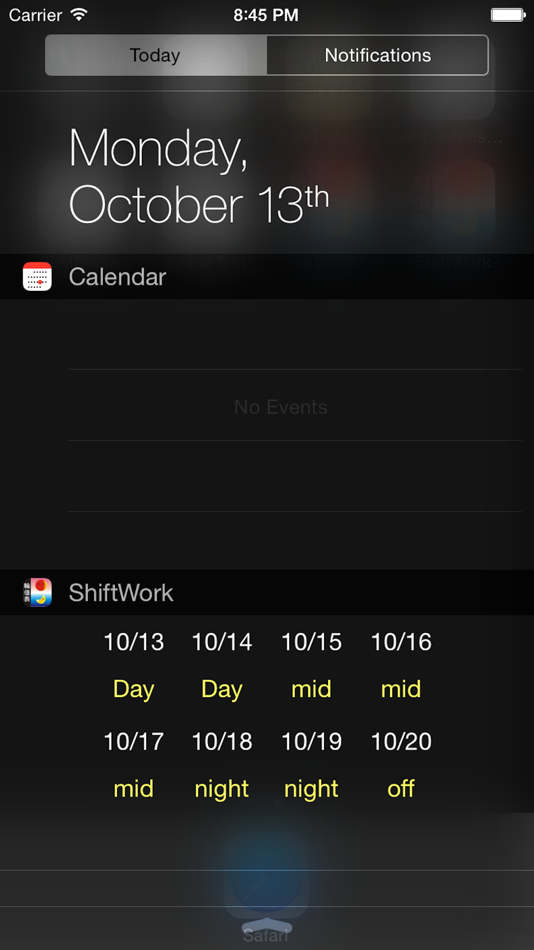 #2. Power Shift work Calendar (iOS) 由: FengStyle