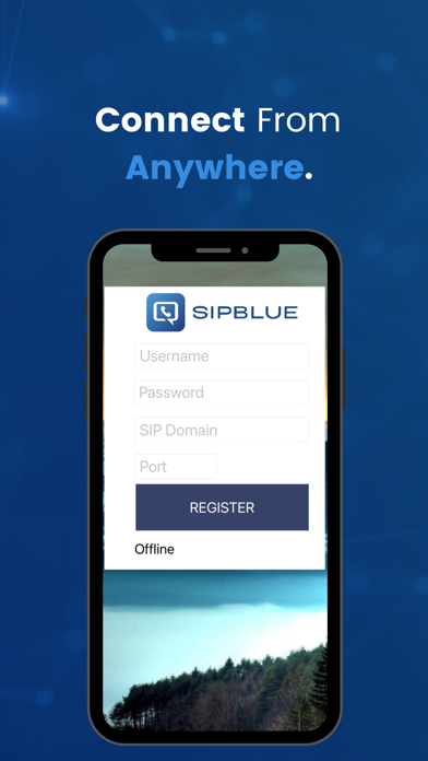 SIPBlue Screenshot