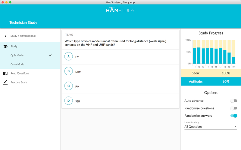 HamStudy.org Desktop screenshot
