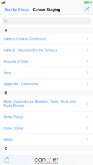 tnm cancer staging calculator iphone screenshot 2