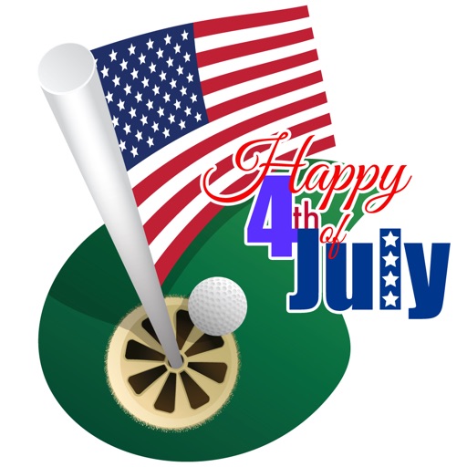 Golf 4th of July icon