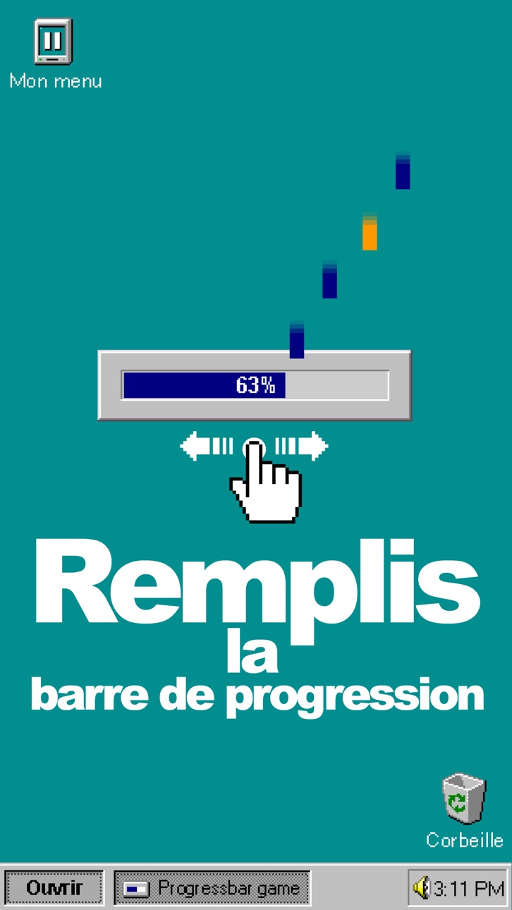 ProgressBar95 - retro arcade iOS Mod IPA screenshot 2 - iOS game interface