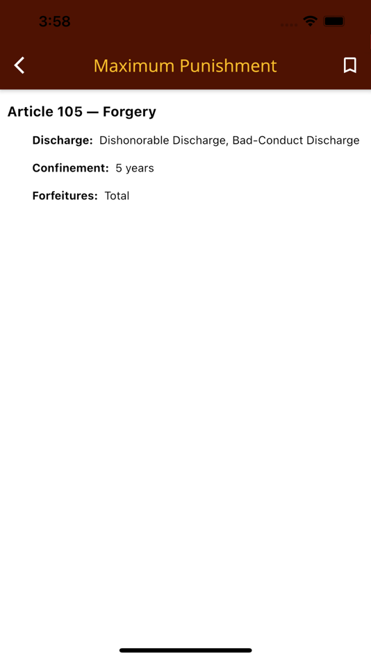 #5. Manual for Courts-Martial (iOS) 由: Tyler Nelson