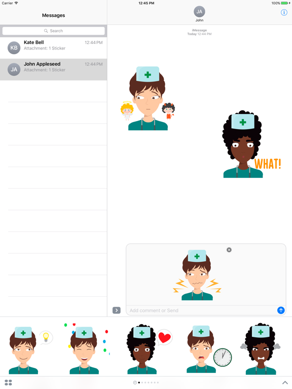 Screenshot #4 pour Nursemoji PRO Animated Emoji