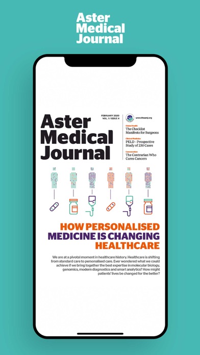 Aster Medical Journal Screenshot