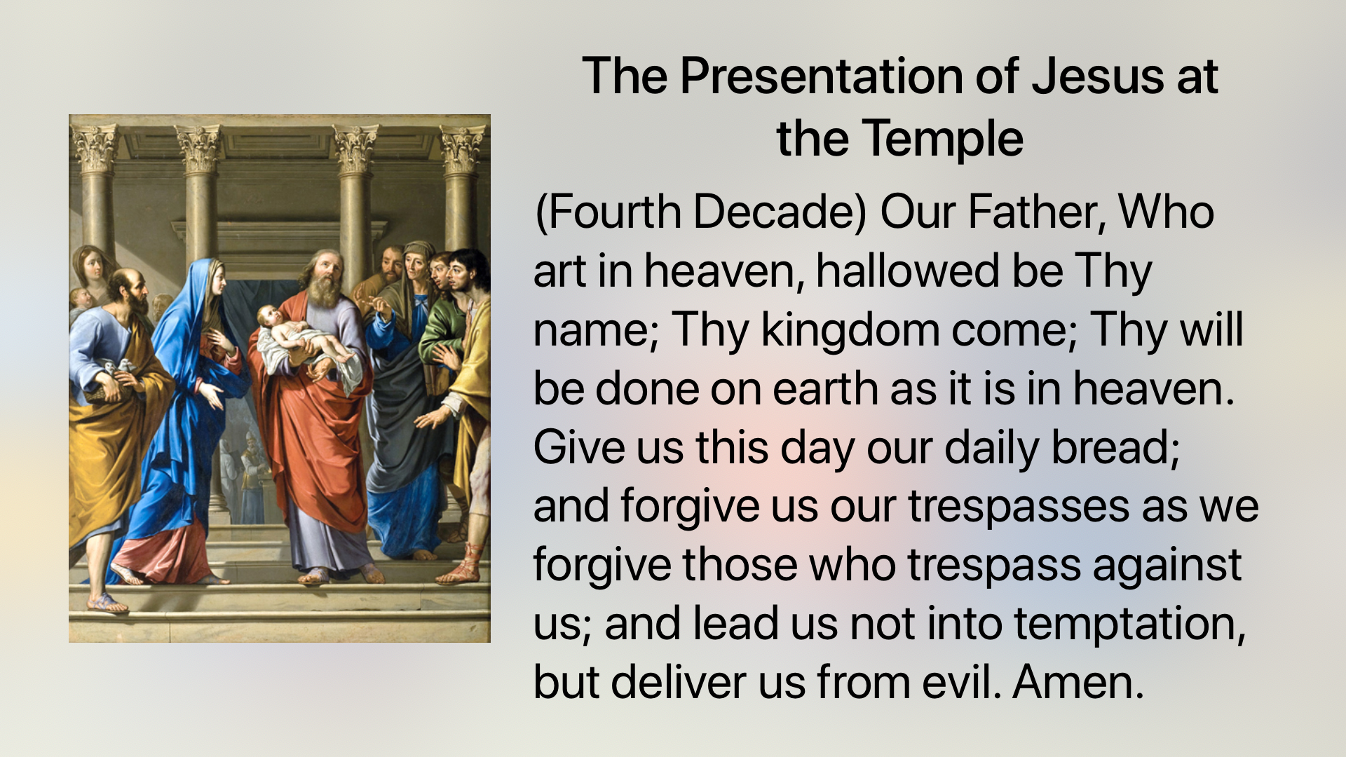 Chaplets and Rosary