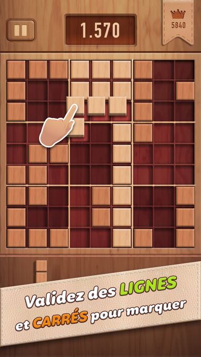 Screenshot #1 pour Woody 99 - Block Puzzle