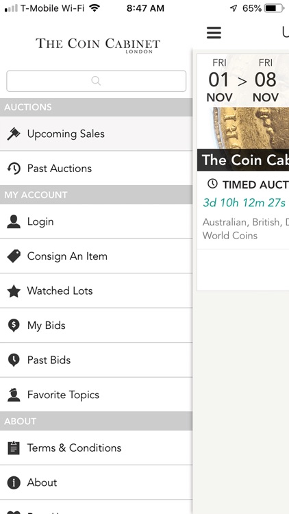 The Coin Cabinet Auctions