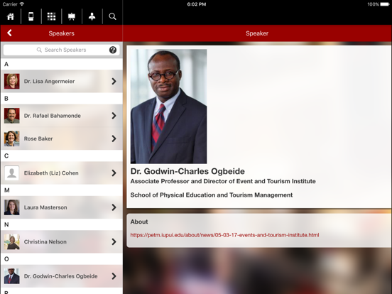IUPUI Welcome 365 iPad screenshot 5 - Reference app