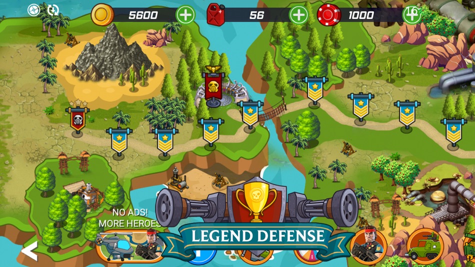 #5. Legend Defense - World Combat (iOS) 由: Loi Le