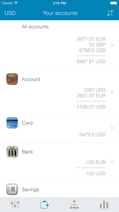 My Wallets - Finance Tracking Screenshot