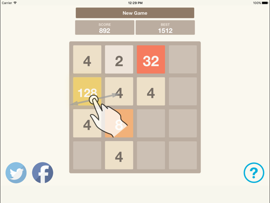 2048 Puzzle Game screenshot