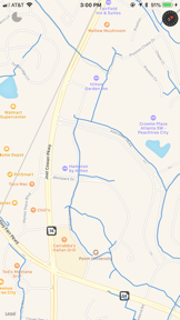 Peachtree City Cart Paths screenshot