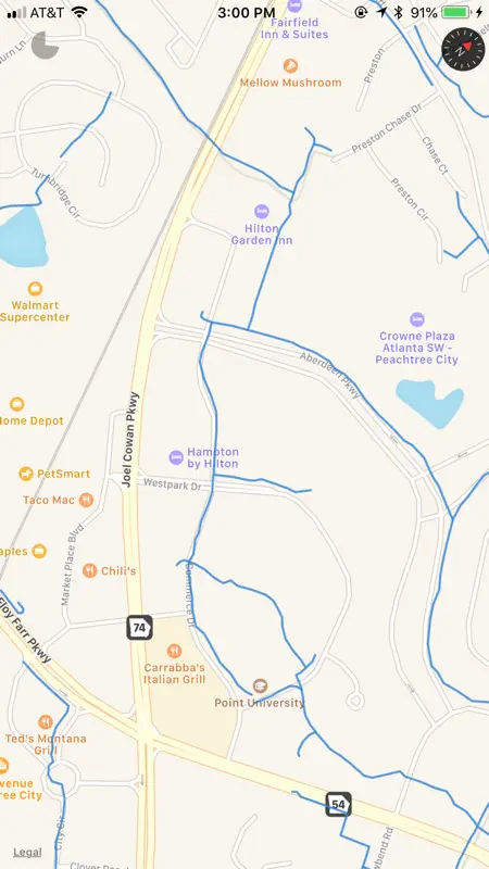 Peachtree City Cart Paths screenshot 4 of 5