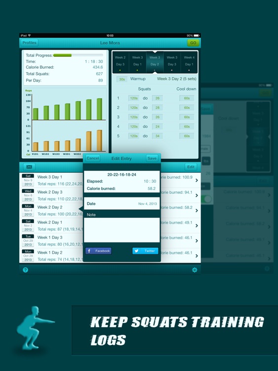 Squats Coach for iPad screenshot-3