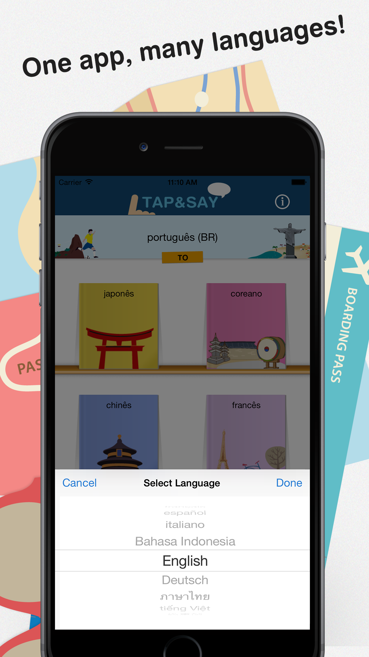 Tap & Say - Travel Phrasebook