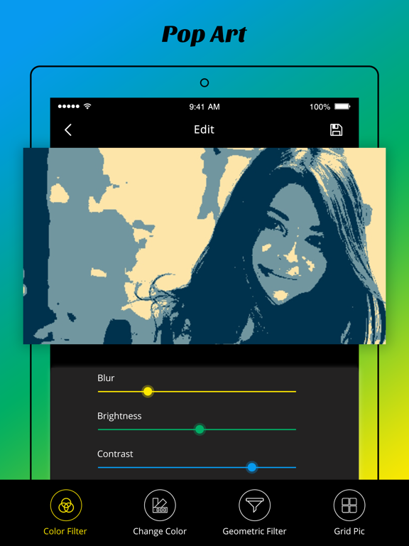 Screenshot #4 pour PopArt Photo Editor