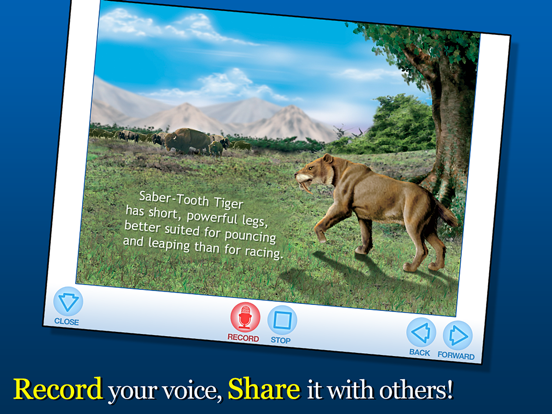 Saber-Tooth Trap iPad screenshot 4 - Book app