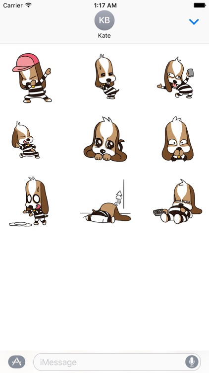 Beagle Dog Animated Sticker