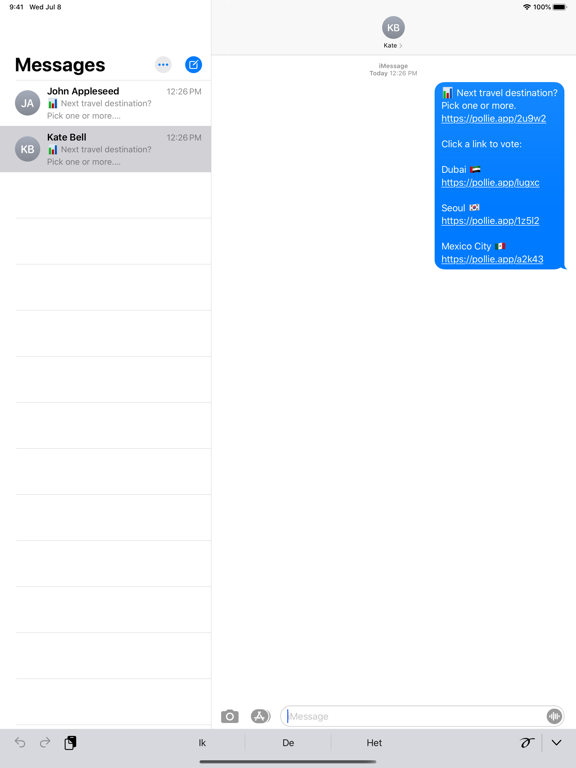 Screenshot #5 pour Pollie: Créer des sondages