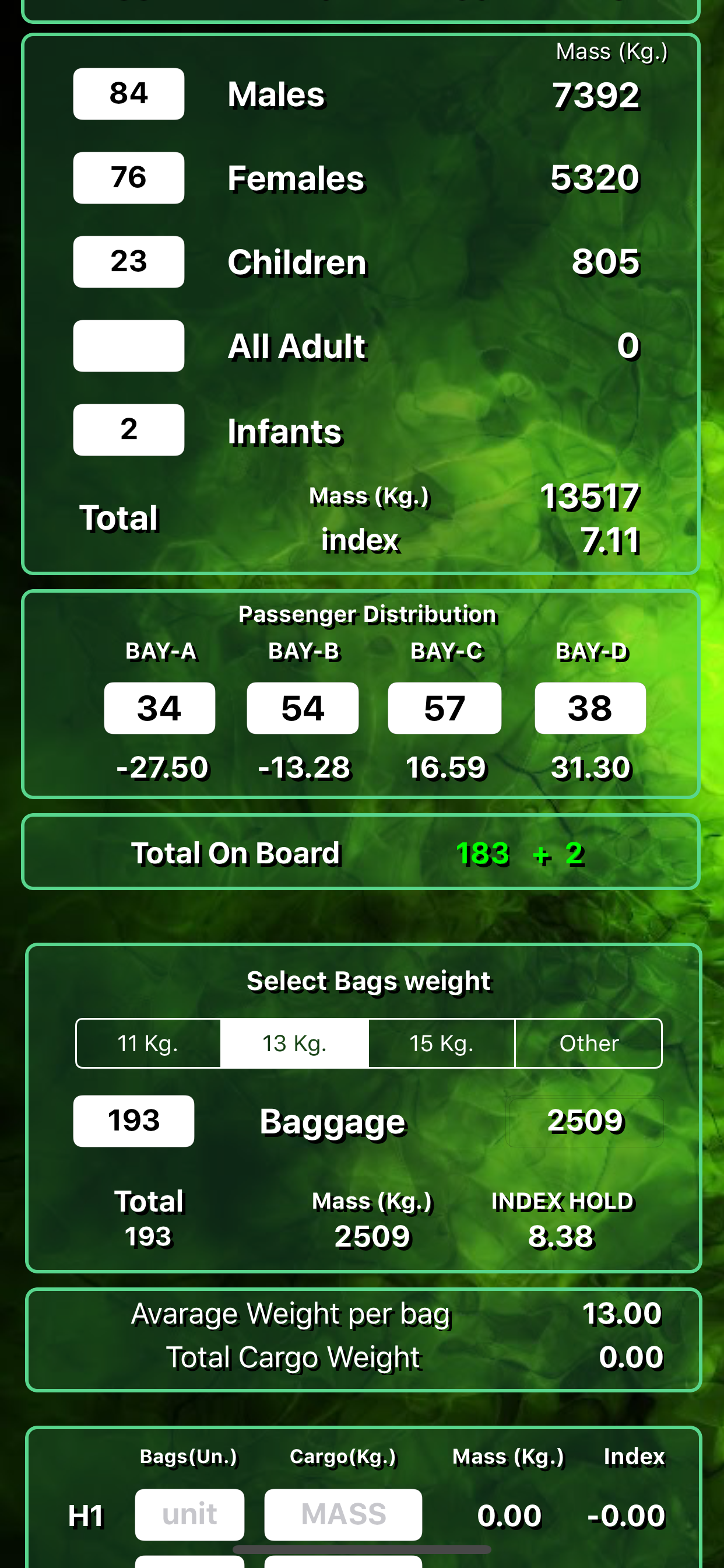 Airbus LoadSheet screenshot 8