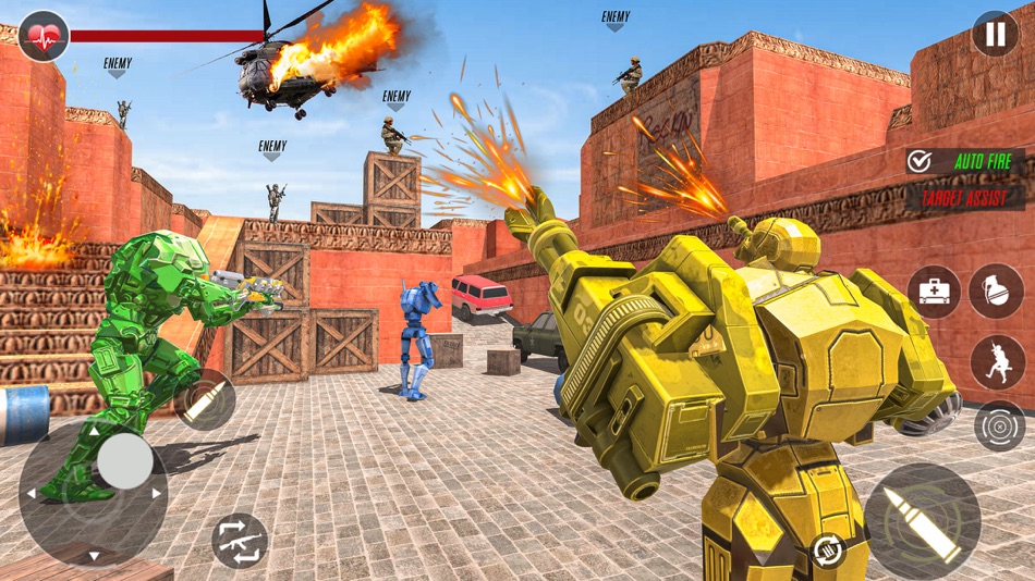 #4. Epic Battle Robot Sim War Game (iOS) 由: Soban Mamoon