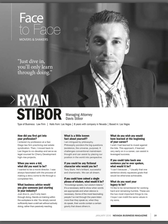 Nevada Business iPad screenshot 5 - Business app