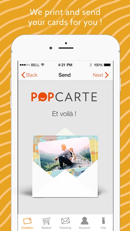 Popcarte -Send real postcards screenshot-3