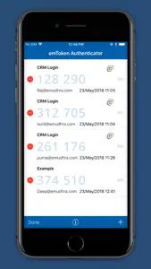 emToken Authenticator screenshot #2 for iPhone