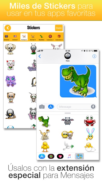 Captura de pantalla de la aplicación